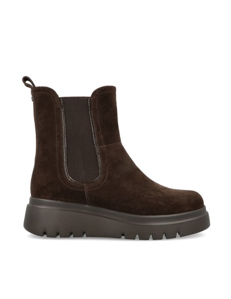 Impronte Maddalena Chelsea Veloursstiefeletten mit Keilabsatz